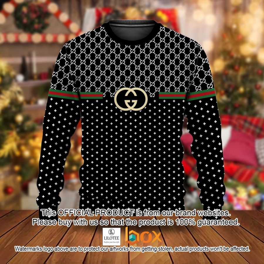 BEST Gucci Black Christmas Sweater 2