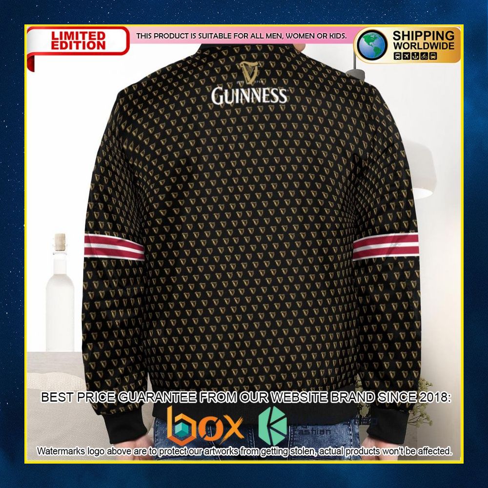 NEW Guinness Beer France national rugby union team Premium Bomber Jacket 12