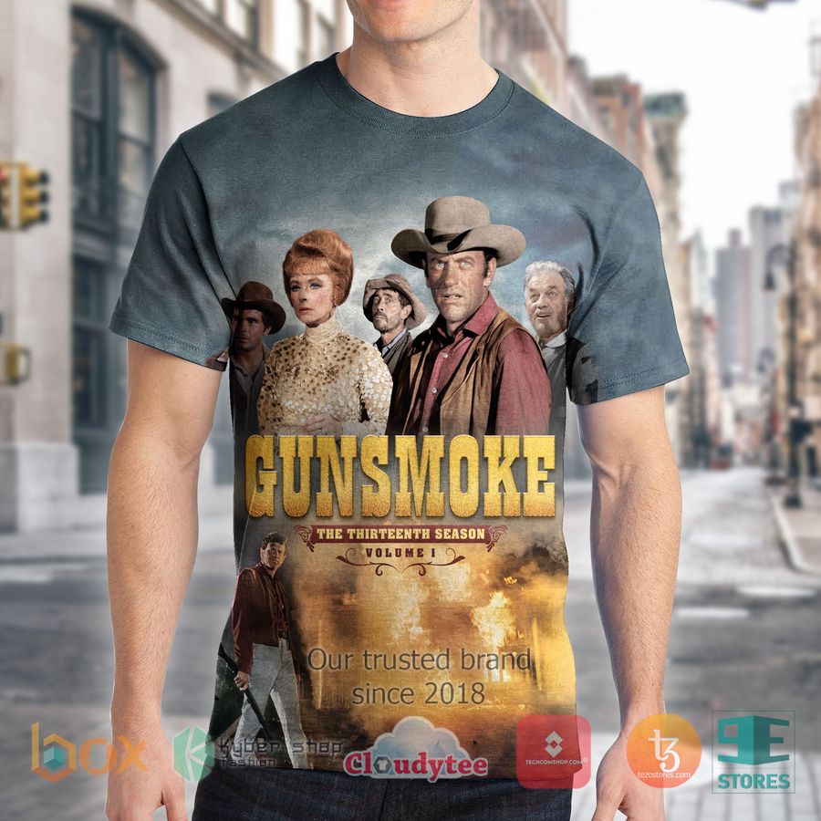 Gunsmoke-Thirteenth Season Volume One 3D Shirt 2