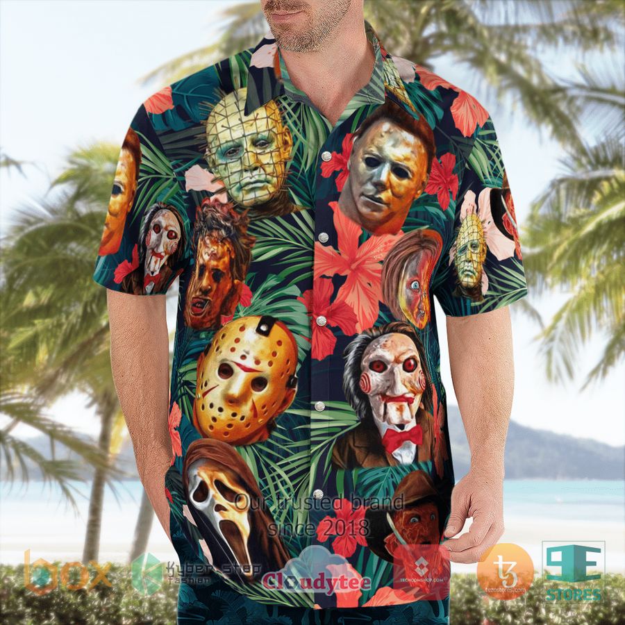 Halloween Movies Hawaiian Shirt 3