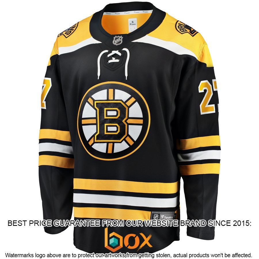 NEW Hampus Lindholm Boston Bruins Home Player Black Hockey Jersey 2