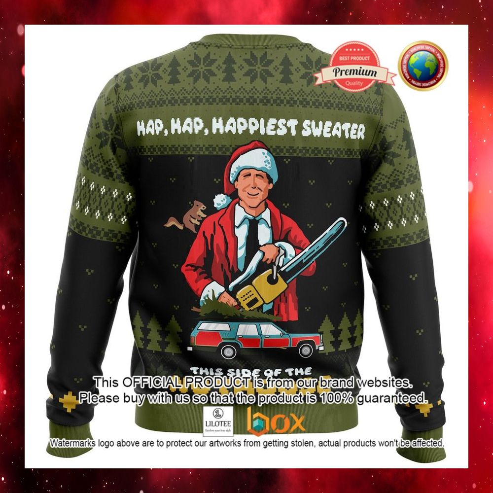 HOT Hap, Hap, Happiest Sweater this Side of the Nuthouse Sweater 4
