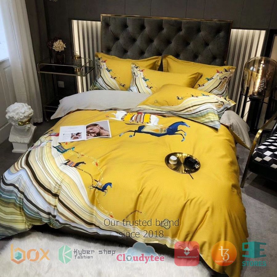 Hermes Yellow Bedding Set 1