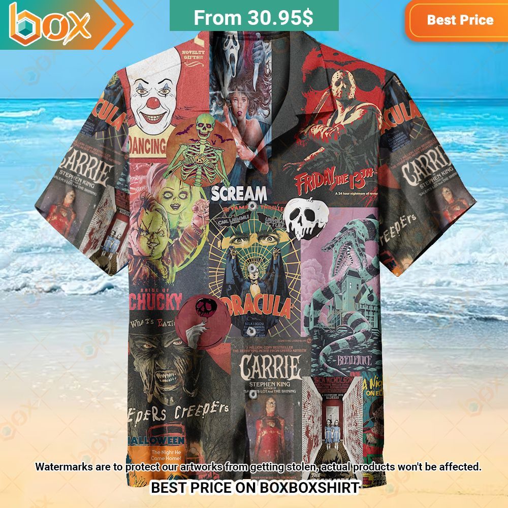 Horror Movie Characters Hawaiian Shirt 1