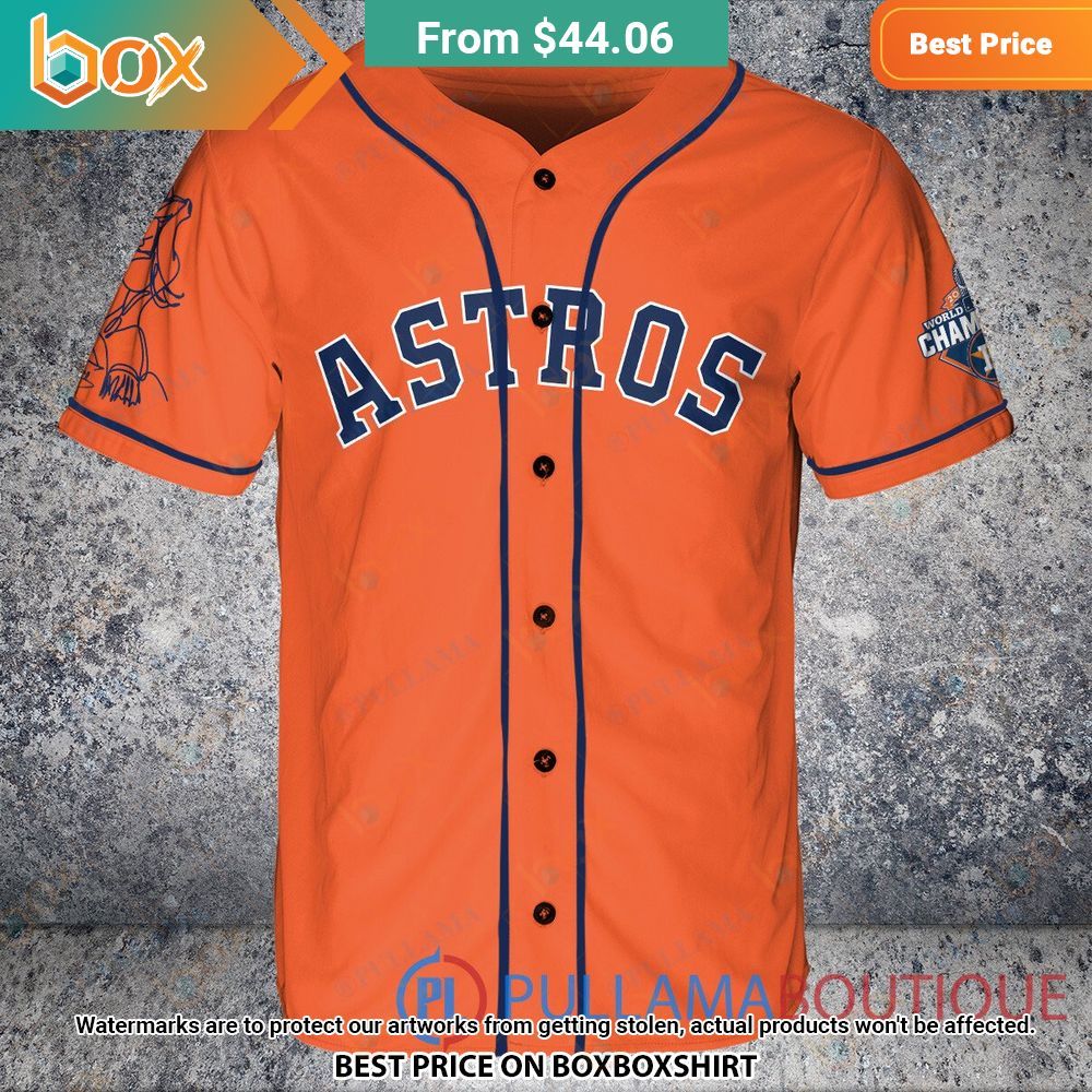 Houston Astros Beyonce Orange Baseball Jersey 4