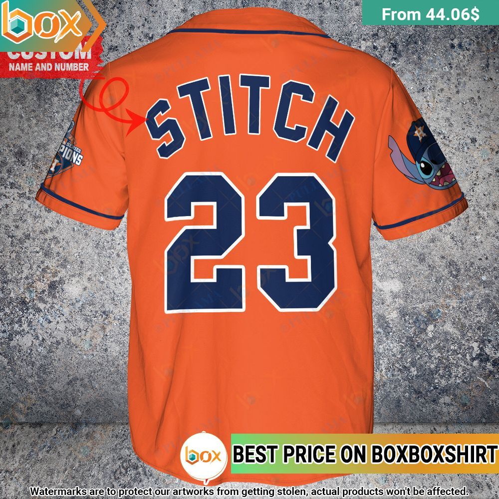 Houston Astros Stitch Custom Baseball Jersey 3
