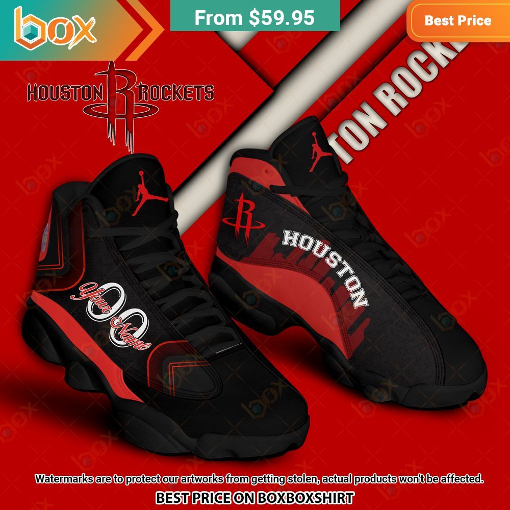 Houston Rockets Personalized Air Jordan 13 Sneaker 7