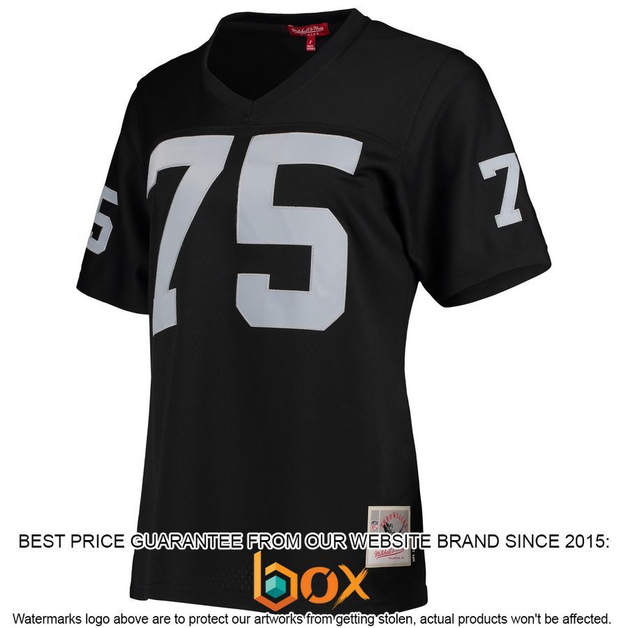 NEW Howie Long Las Vegas Raiders Mitchell & Ness Women's Legacy Replica Black Football Jersey 2