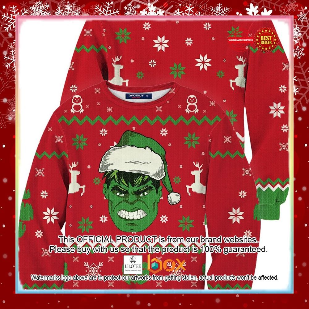 BEST Hulk Smashin' Christmas Ugly Sweater 2