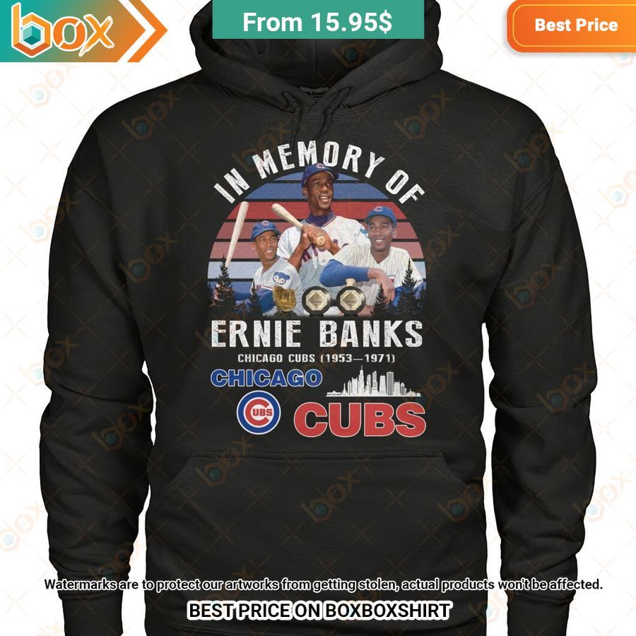 BEST In memory of Ernie Banks Chicago Cubs Shirt 4