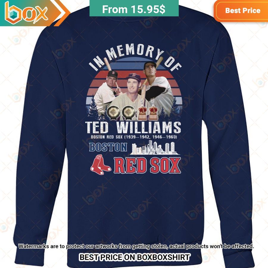 BEST In memory of Ted Williams Red Sox Shirt 5