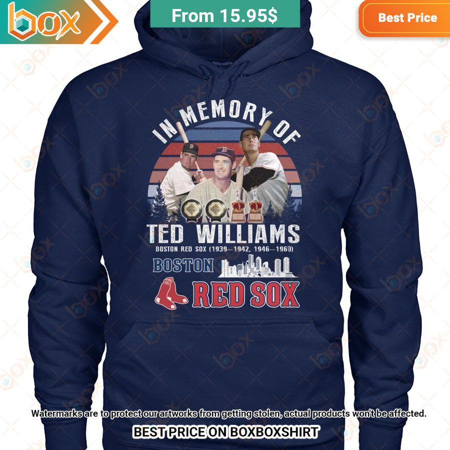 BEST In memory of Ted Williams Red Sox Shirt 3