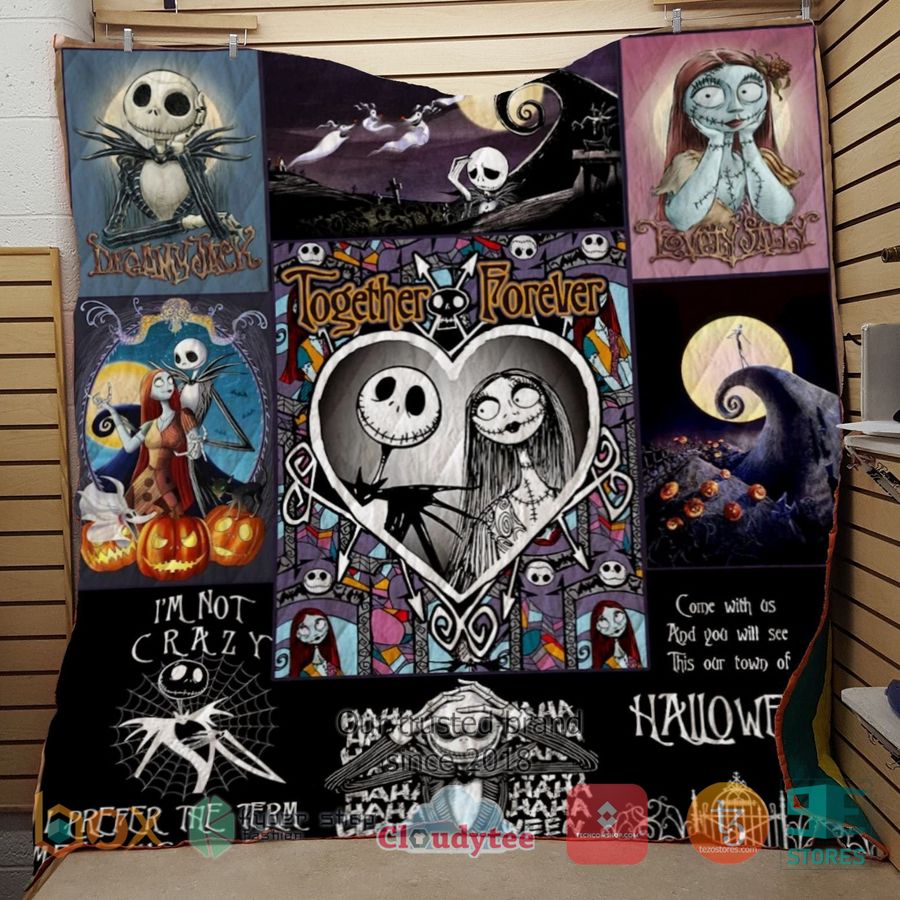 Jack and Sally Together Forever Quilt 1