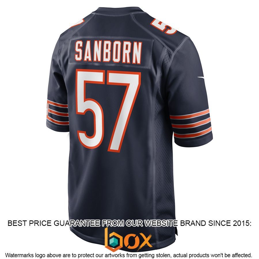 NEW Jack Sanborn Chicago Bears Navy Football Jersey 3