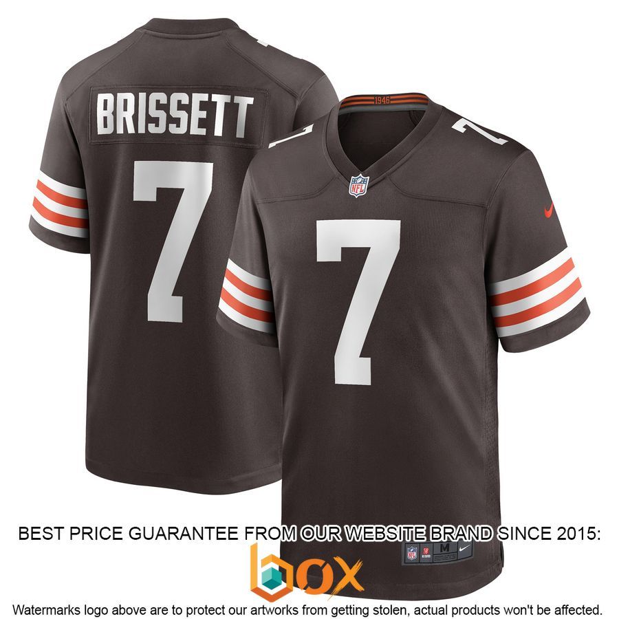 NEW Jacoby Brissett Cleveland Browns Brown Football Jersey 1