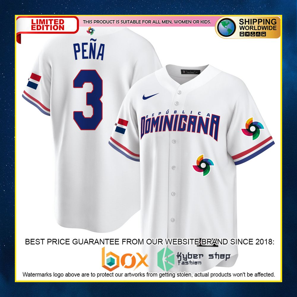 NEW Jeremy Pena 3 Premium Baseball Jersey 3