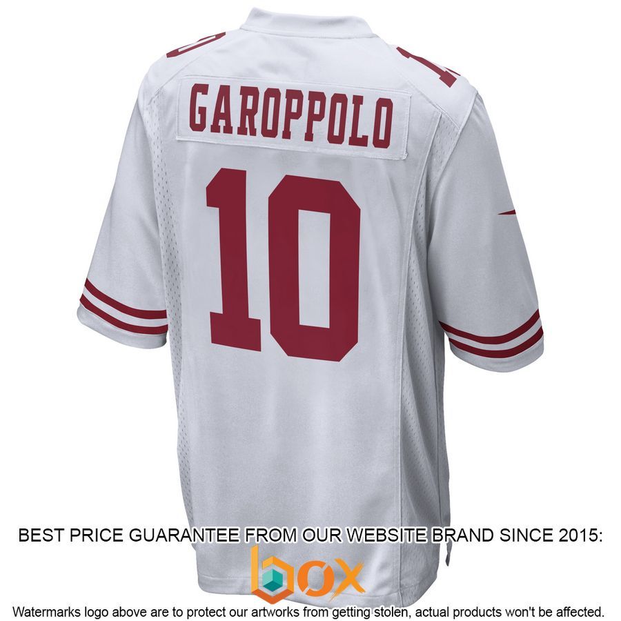 NEW Jimmy Garoppolo San Francisco 49ers White Football Jersey 10