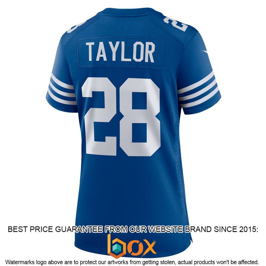 NEW Jonathan Taylor Indianapolis Colts Women's Alternate Royal Football Jersey 3