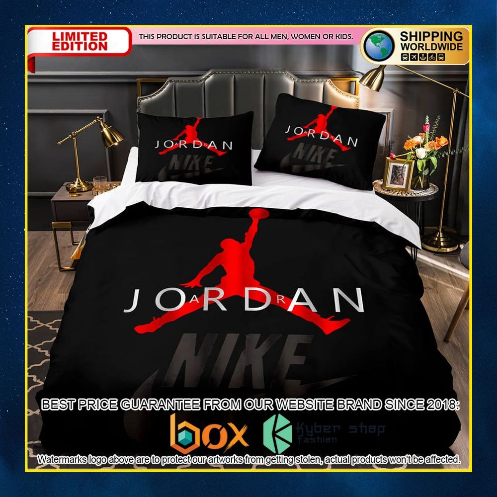 NEW Jordan Nike Luxury Bedding Set Crack Luxury Bedding Set 5