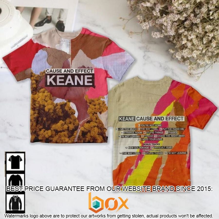 BEST Keane Cause And Effect Hoodie, Shirt 6