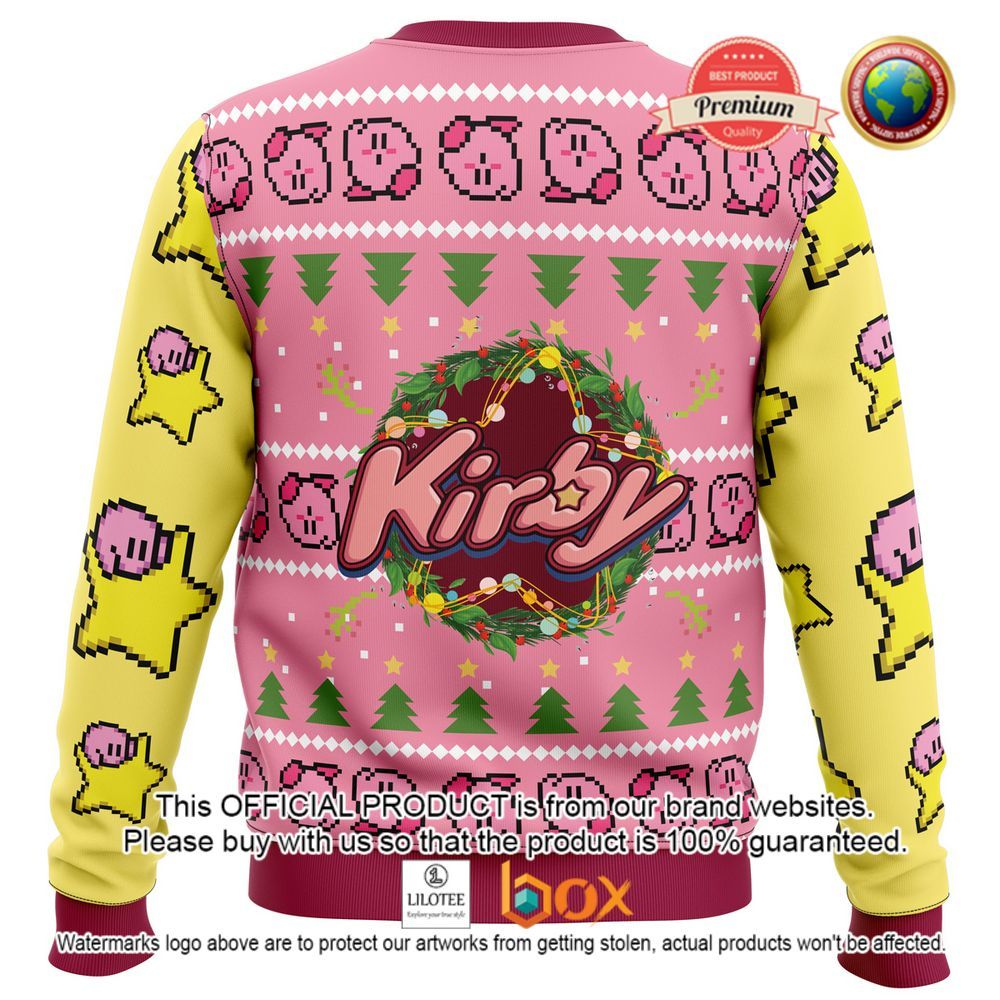 HOT Kirby Pink Yellow Sweater 2