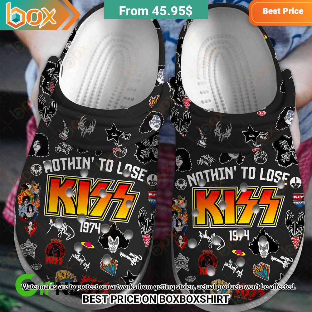 Kiss Band 1974 Nothin' To Lose Crocs Clog Shoes 2
