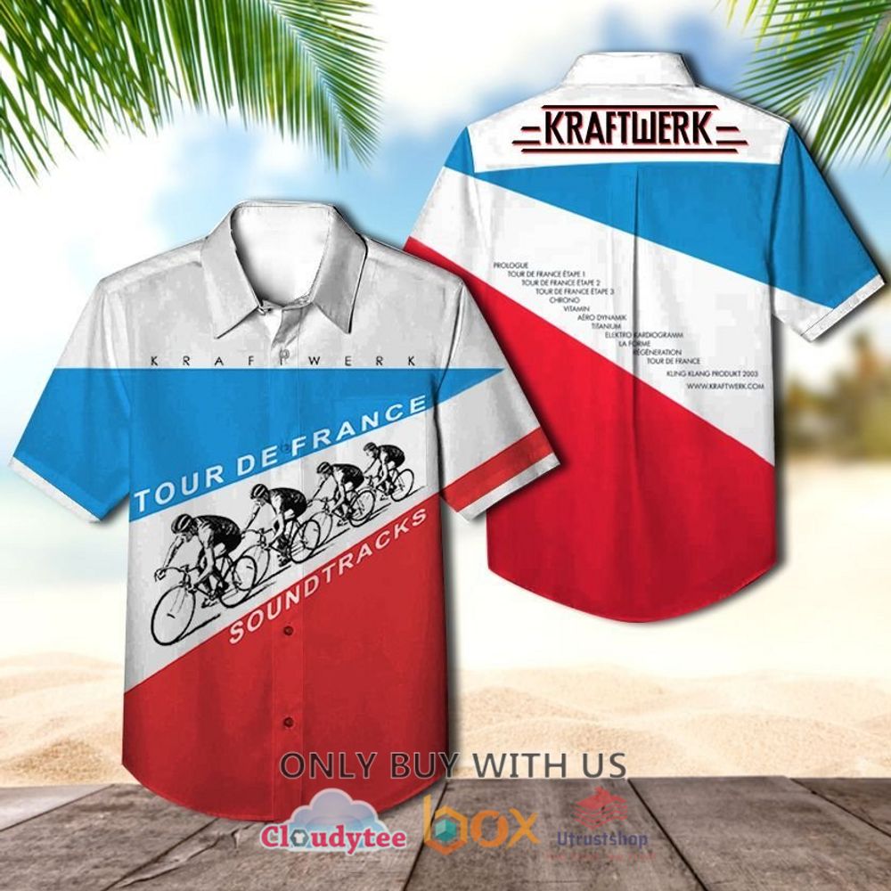 Kraftwerk Tour de France Soundtracks Albums Hawaiian Shirt 1