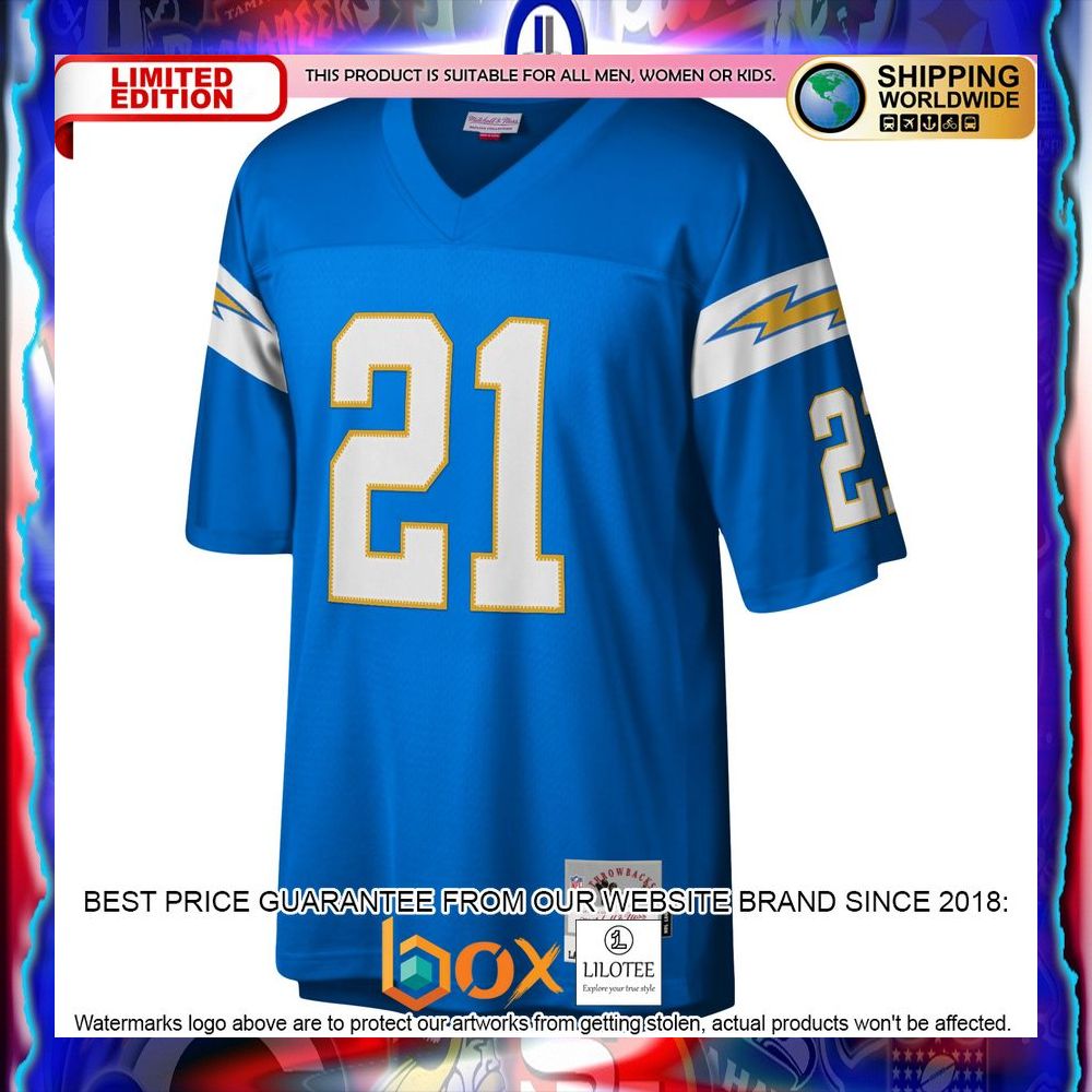 NEW LaDainian Tomlinson Los Angeles Chargers Mitchell & Ness Legacy Replica Powder Blue Football Jersey 6
