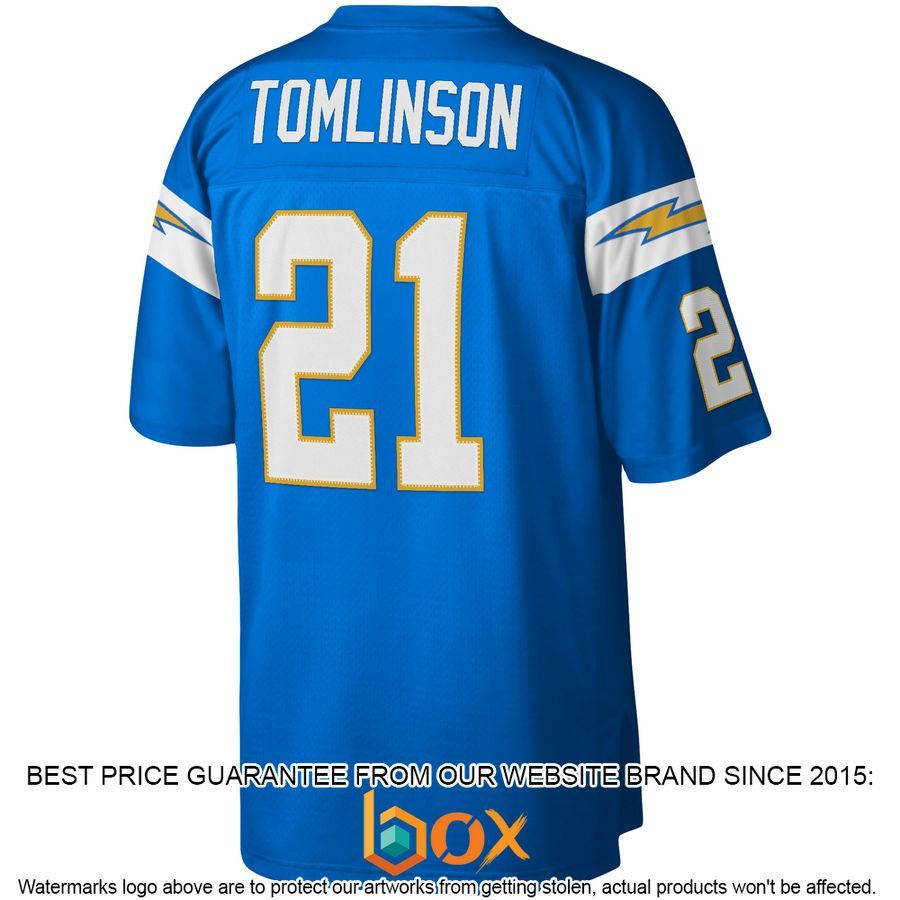 NEW LaDainian Tomlinson Los Angeles Chargers Mitchell & Ness Legacy Replica Powder Blue Football Jersey 10
