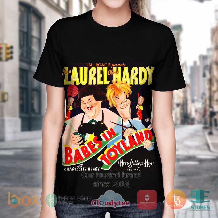 Laurel and Hardy Babes in Toyland 3D Shirt 3