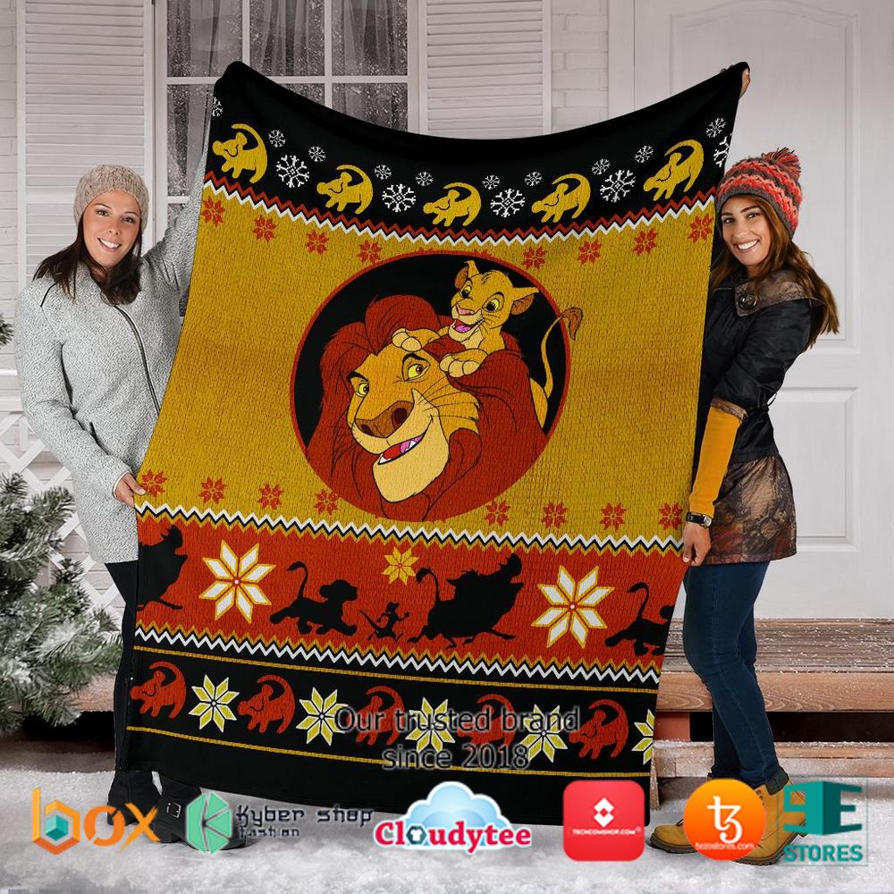 Lion King Ugly Christmas Blanket 1
