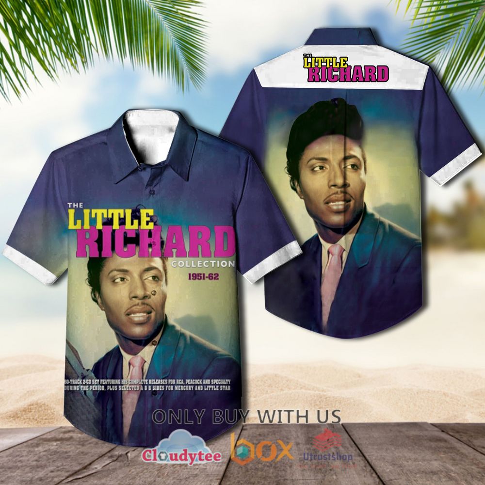 Little Richard Collection 1951 1962 Albums Hawaiian Shirt 1