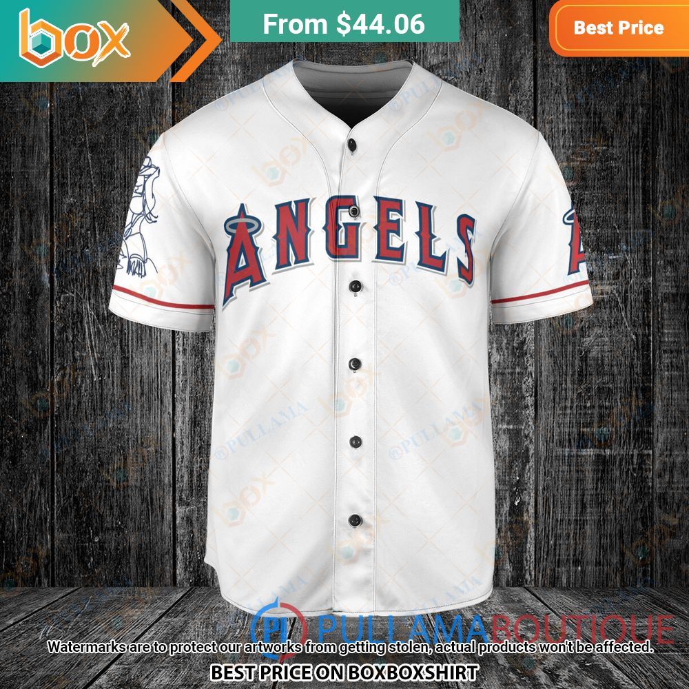 Los Angeles Angels Beyonce White Baseball Jersey 9