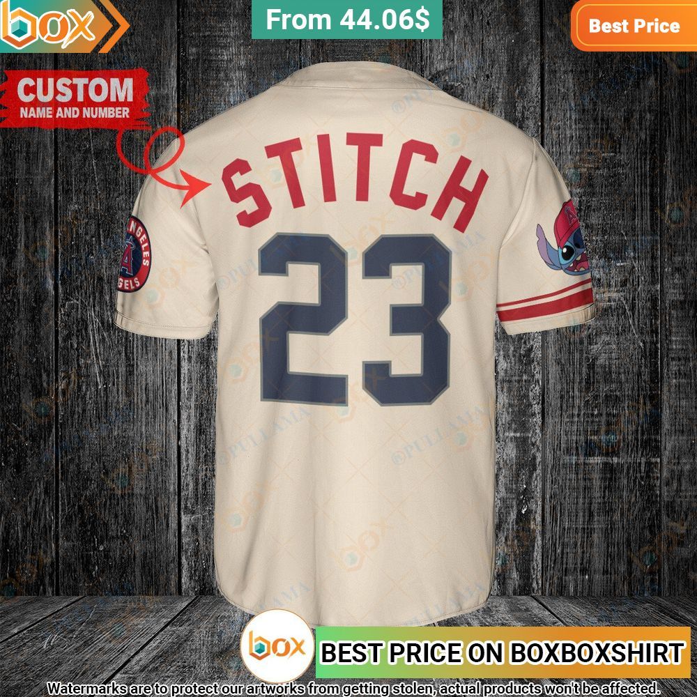 Los Angeles Angels Stitch Personalized Baseball Jersey 5