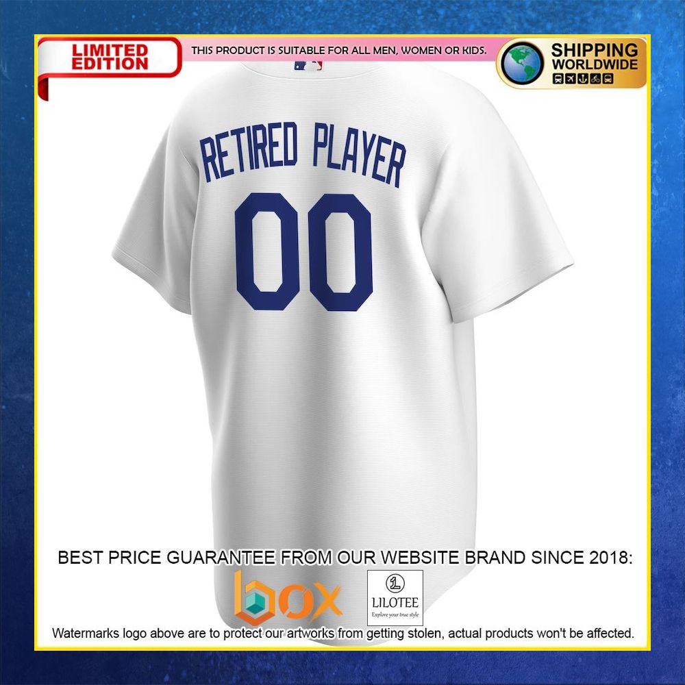 HOT Los Angeles Dodgers MLB White Baseball Jersey Shirt 6