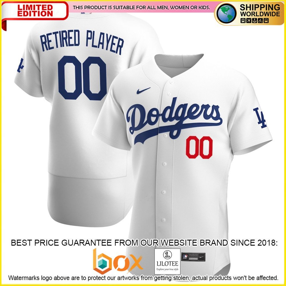 HOT Los Angeles Dodgers White Baseball Jersey Shirt 1