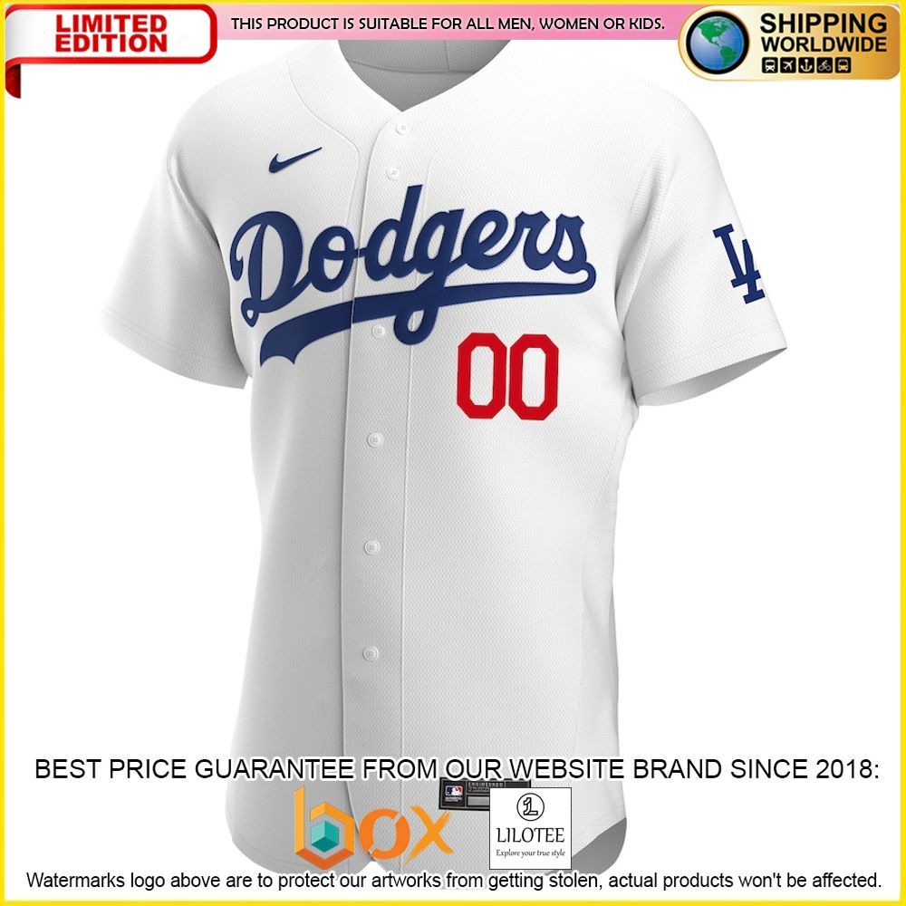 HOT Los Angeles Dodgers White Baseball Jersey Shirt 2