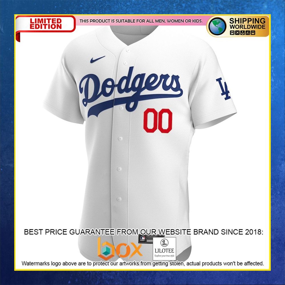 HOT Los Angeles Dodgers White Baseball Jersey Shirt 5