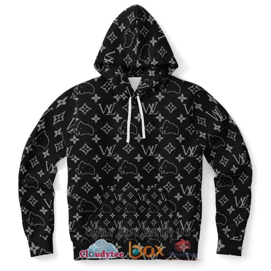 Louis Vuitton LV Flame Brown 3D All Over Print Hoodie - LIMITED