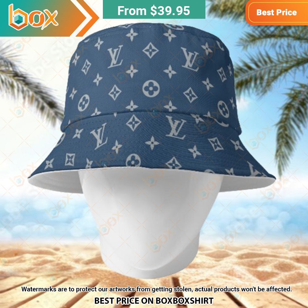 Louis Vuitton Navy Bucket Hat 1