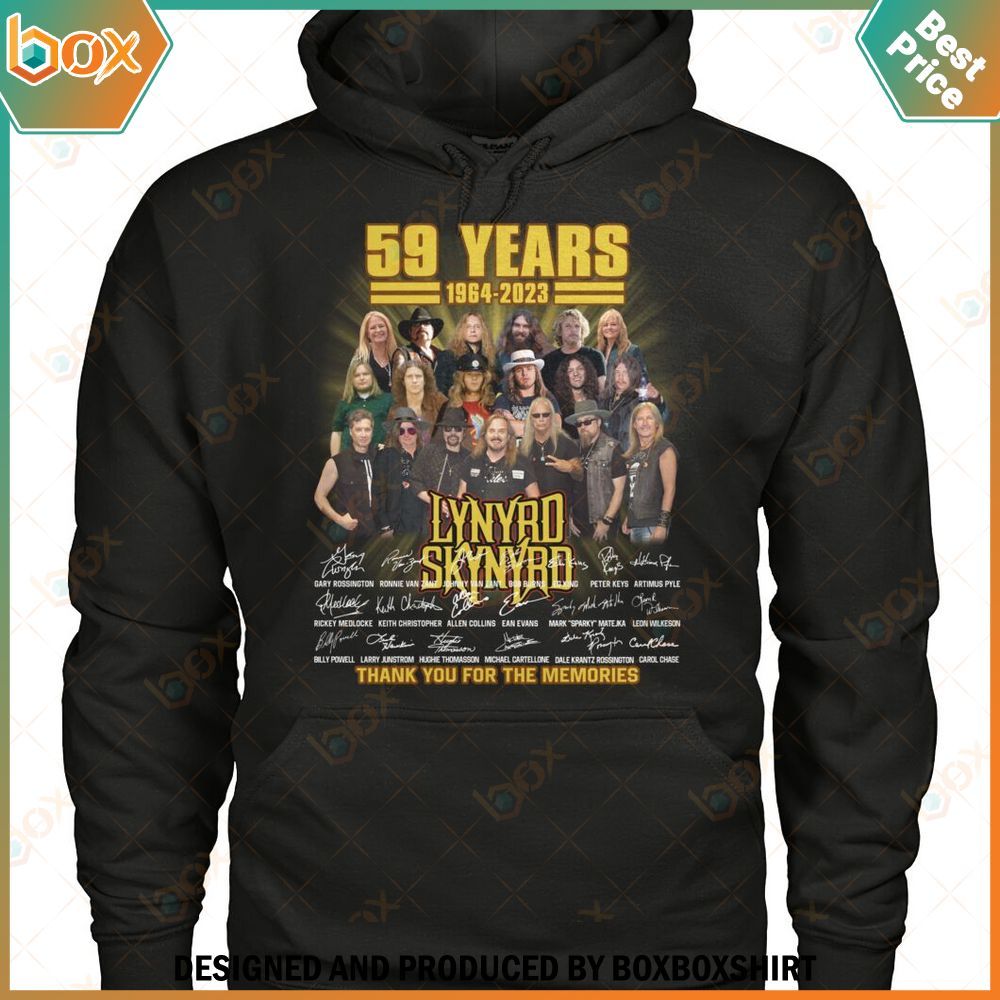 Lynyrd Skynyrd 59 Years 1964 2023 Shirt, Hoodie 13