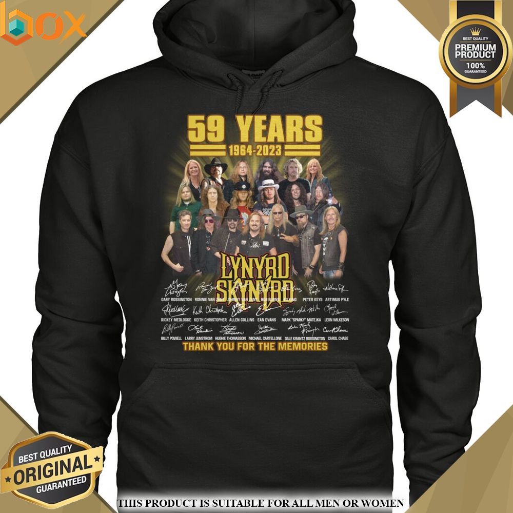 Lynyrd Skynyrd 59 Years 1964 2023 Shirt, Hoodie 9