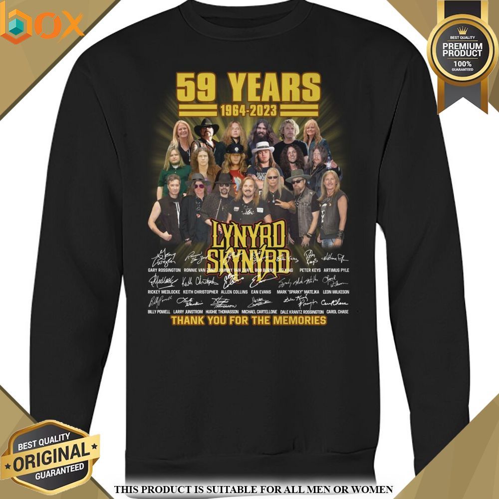 Lynyrd Skynyrd 59 Years 1964 2023 Shirt, Hoodie 3