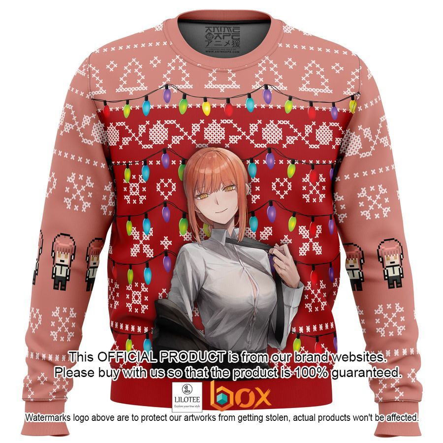 BEST Makima Chainsaw Man Christmas Sweater 1
