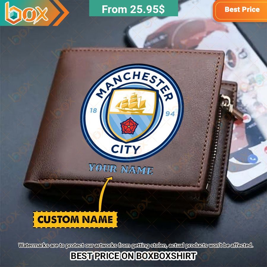 HOT Manchester City 1894 Leather Wallet 5