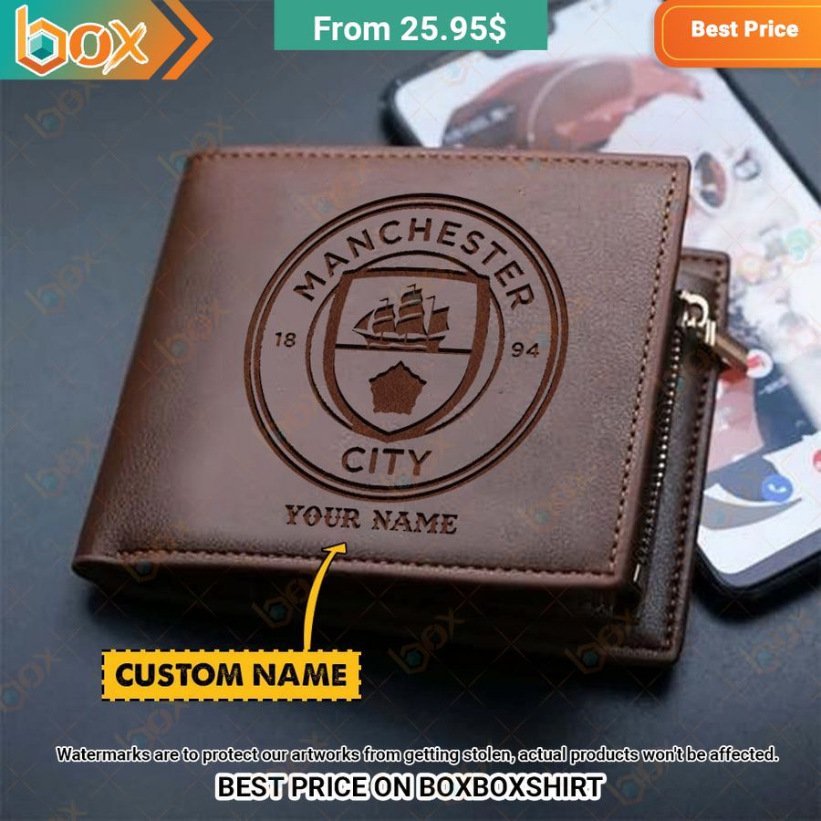 HOT Manchester City Leather Wallet 5