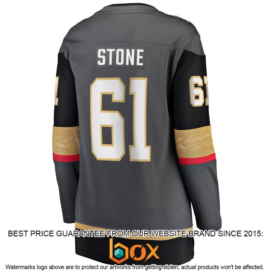 NEW Mark Stone Vegas Golden Knights Women's Home Premier Player Gray Hockey Jersey 3