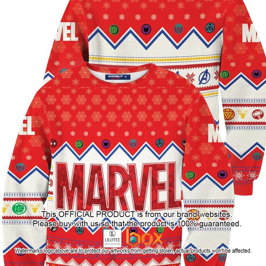 BEST Marvel Christmas Ugly Sweater 1