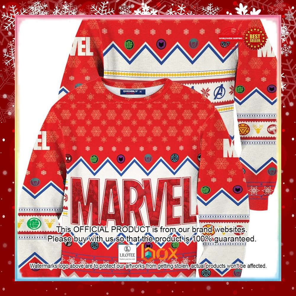 BEST Marvel Christmas Ugly Sweater 2
