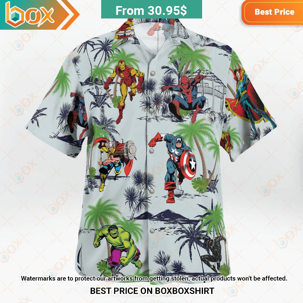 Marvel Superhero Hawaiian Shirt 5